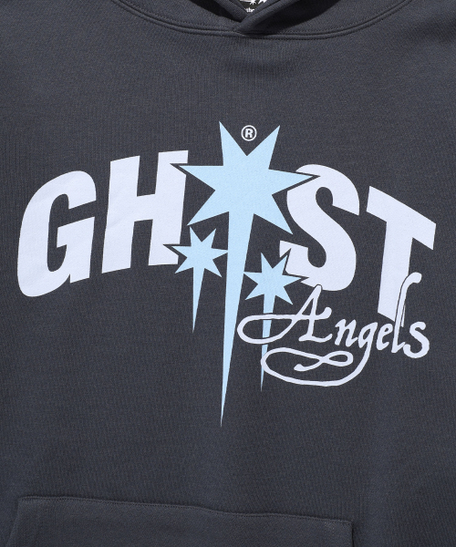 NICE GHOST CLUB(ナイスゴーストクラブ)の「GHOST ANGELS HOODIE_CHARCOAL(NG2FSUM406A)(パーカー・レディース・その他・S/M/L)」の4枚目の写真