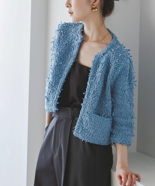 Noble（ノーブル）の「Venit/ヴェニット TAPE YARN KNIT JACKET