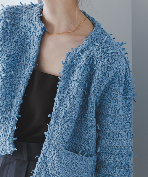 Noble（ノーブル）の「Venit/ヴェニット TAPE YARN KNIT JACKET