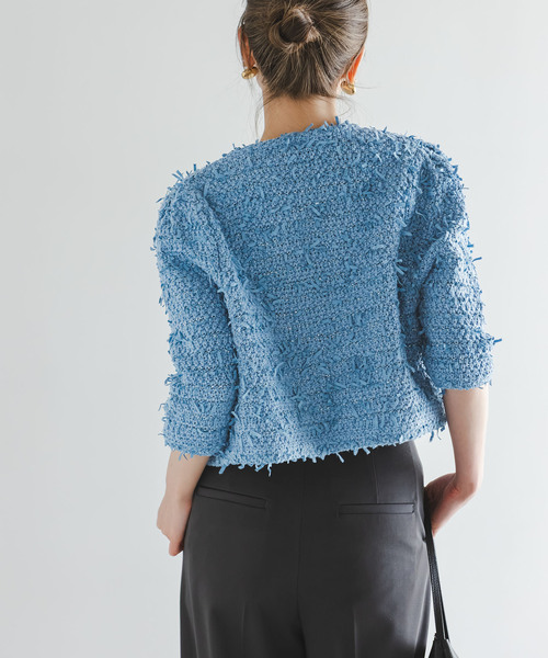 Noble（ノーブル）の「Venit/ヴェニット TAPE YARN KNIT JACKET
