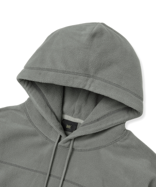 BROWNBREATH（ブラウンブレス）の「STITCH FLEECE HOODIE - GREY（パーカー・レディース・その他・S）」の3枚目の写真