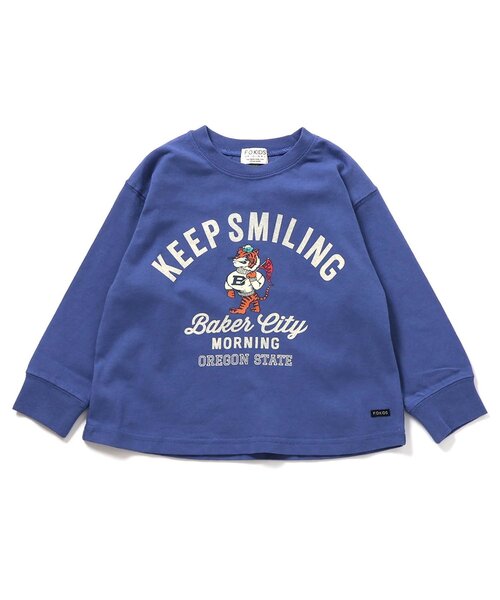 F.O.KIDS（エフオーキッズ）の「カラバリグラフィックTシャツ_ジュニア対応（Tシャツ/カットソー・キッズ・オフホワイト/グレー/イエロー/パープル/オレンジ/ブラック・160/150/140/130/120/110/100/90/80）」の4枚目の写真