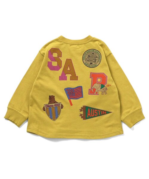 F.O.KIDS（エフオーキッズ）の「カラバリグラフィックTシャツ_ジュニア対応（Tシャツ/カットソー・キッズ・オフホワイト/グレー/イエロー/パープル/オレンジ/ブラック・160/150/140/130/120/110/100/90/80）」の21枚目の写真