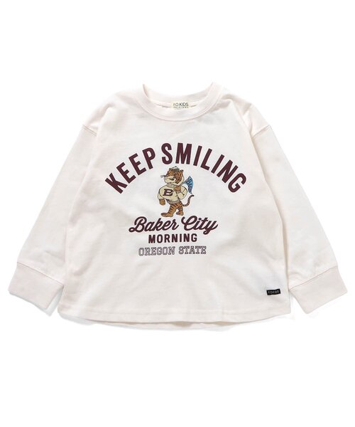 F.O.KIDS（エフオーキッズ）の「カラバリグラフィックTシャツ_ジュニア対応（Tシャツ/カットソー・キッズ・オフホワイト/グレー/イエロー/パープル/オレンジ/ブラック・160/150/140/130/120/110/100/90/80）」の7枚目の写真