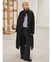 le（ル）の「padded high-neck coat (black)（ダウンジャケット/コート）」