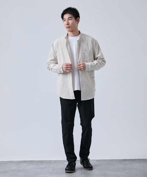 B.C STOCK(ベーセーストック)の「C.H.G プルオンスリムパンツ(スラックス・メンズ・チャコールグレー/ブラック・LARGE/MEDIUM)」の3枚目の写真