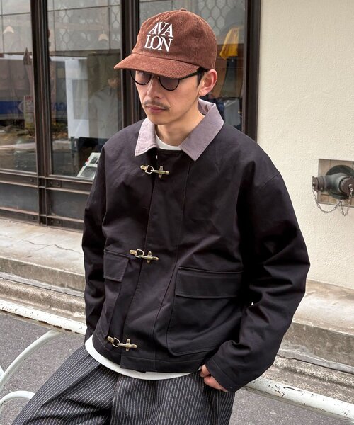 CIAOPANIC（チャオパニック）の「ファイヤーマンワークジャケット（ブルゾン・レディース・ネイビー/ホワイト/ブラック・MEDIUM/LARGE）」の3枚目の写真