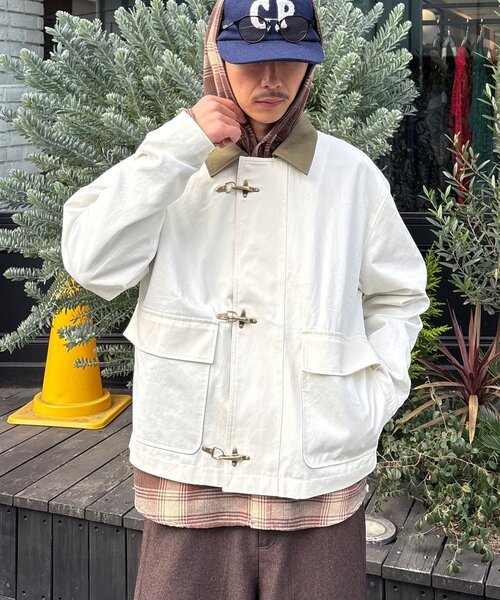 CIAOPANIC(チャオパニック)の「ファイヤーマンワークジャケット(ブルゾン・レディース・ネイビー/ホワイト/ブラック・MEDIUM/LARGE)」の5枚目の写真