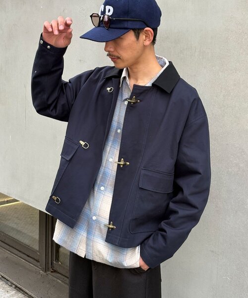 CIAOPANIC（チャオパニック）の「ファイヤーマンワークジャケット（ブルゾン・レディース・ネイビー/ホワイト/ブラック・MEDIUM/LARGE）」の15枚目の写真