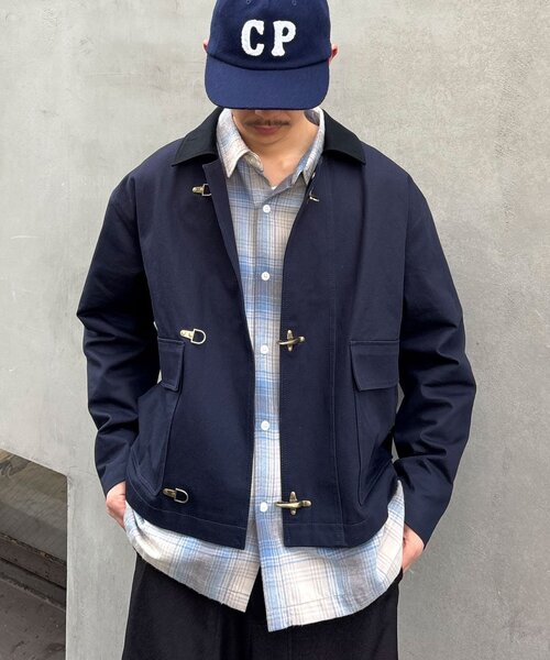 CIAOPANIC（チャオパニック）の「ファイヤーマンワークジャケット（ブルゾン・レディース・ネイビー/ホワイト/ブラック・MEDIUM/LARGE）」の17枚目の写真