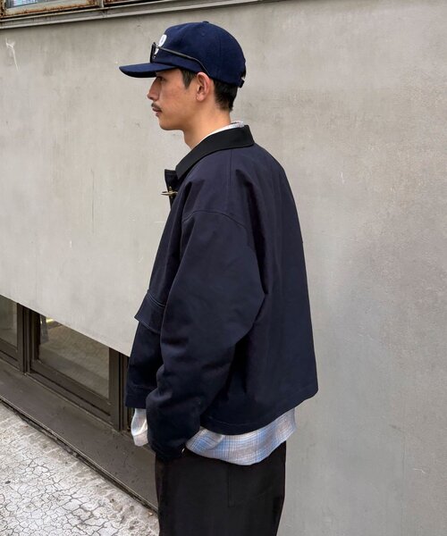 CIAOPANIC（チャオパニック）の「ファイヤーマンワークジャケット（ブルゾン・レディース・ネイビー/ホワイト/ブラック・MEDIUM/LARGE）」の9枚目の写真