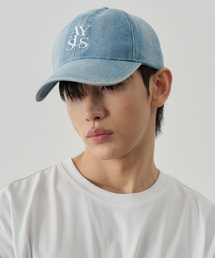 ALYSS（アリス）の「シグネチャースクエアロゴデニムボールキャップ[ライトブルー]（キャップ）」