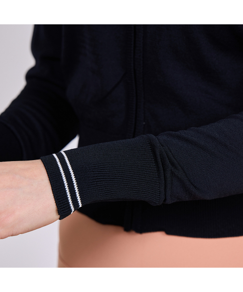J.JANE(ジェイジェーン)の「サマーVネックパンチングカーディガン(ブラック)(カーディガン/ボレロ・レディース・その他・S/M)」の5枚目の写真