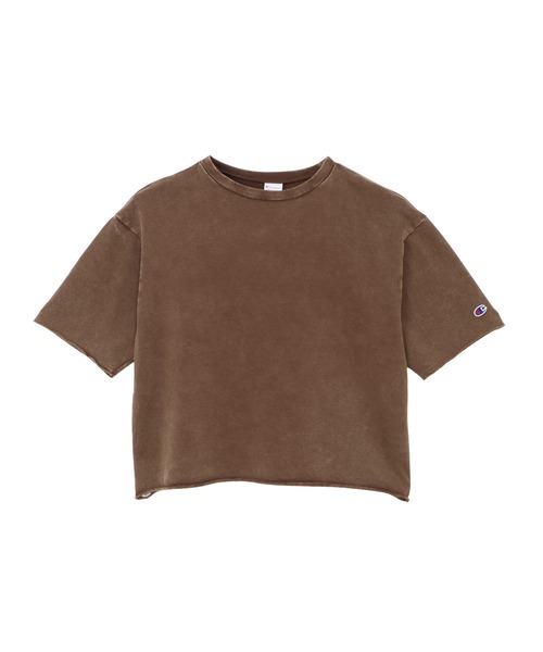 Champion(チャンピオン)の「【Champion/チャンピオン】レディース ショートスリーブクルーネックスウェットシャツ(スウェット・レディース・ブラック系その他/ダークブラウン/ネイビー系1・LARGE/MEDIUM)」の17枚目の写真