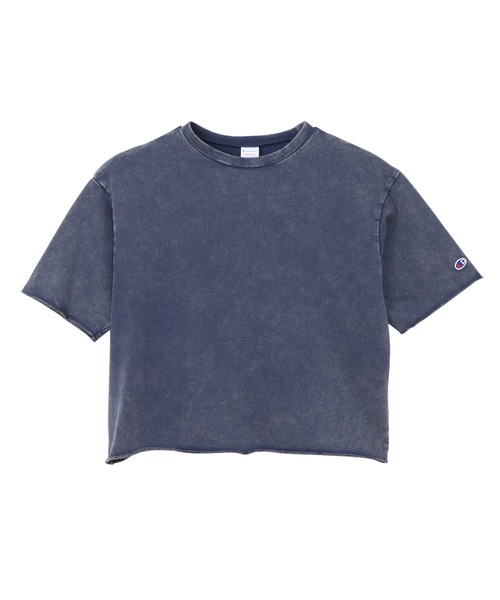 Champion(チャンピオン)の「【Champion/チャンピオン】レディース ショートスリーブクルーネックスウェットシャツ(スウェット・レディース・ブラック系その他/ダークブラウン/ネイビー系1・LARGE/MEDIUM)」の22枚目の写真