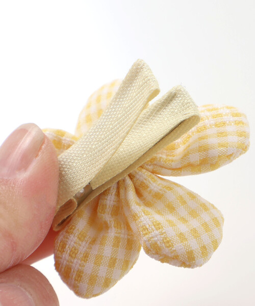 SLAP SLIP BABY（スラップスリップベビー）の「いろいろお花リボンヘアピン3点アソートベビー（その他ベビー用品・キッズ・ブルー系その他/イエロー系その他/ベージュ系その他・FREE）」の12枚目の写真