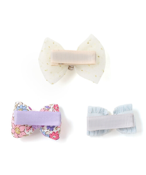 SLAP SLIP BABY（スラップスリップベビー）の「いろいろお花リボンヘアピン3点アソートベビー（その他ベビー用品・キッズ・ブルー系その他/イエロー系その他/ベージュ系その他・FREE）」の16枚目の写真
