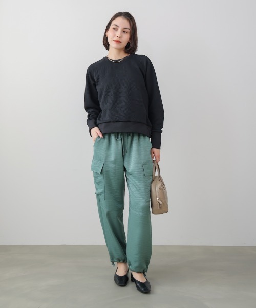 Bou Jeloud(ブージュルード)の「ジャガードプルオーバー(Tシャツ/カットソー・レディース・グリーン/オフホワイト/ブラック・FREE)」の22枚目の写真