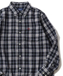 2026SS Arnold Palmer/アーノルドパーマー ビエラチェック ワンポイント刺繍 ボタンダウン長袖シャツ レディース メンズ