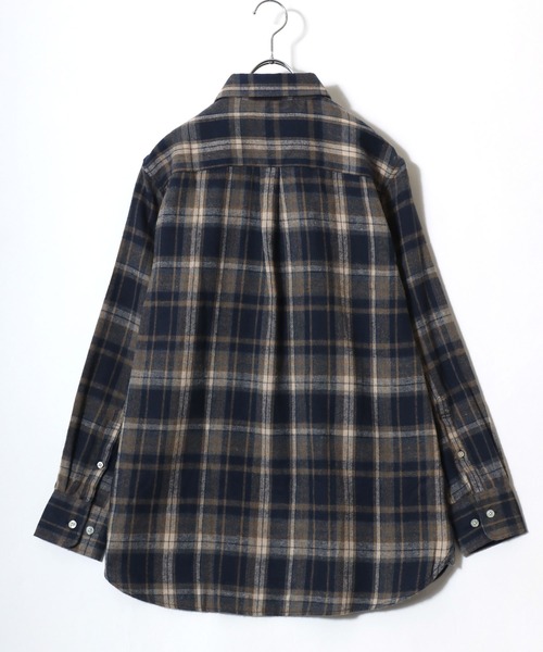 Arnold Palmer（アーノルドパーマー）の「2026SS Arnold Palmer/アーノルドパーマー ビエラチェック ワンポイント刺繍 ボタンダウン長袖シャツ レディース メンズ（シャツ/ブラウス・メンズ・グレー系その他/ブルー系その他2/ブルー系その他/グレー系その他2・LL/L/M）」の8枚目の写真