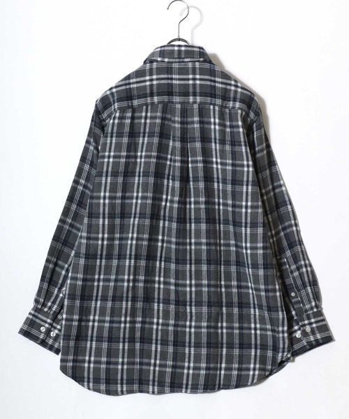 Arnold Palmer（アーノルドパーマー）の「2026SS Arnold Palmer/アーノルドパーマー ビエラチェック ワンポイント刺繍 ボタンダウン長袖シャツ レディース メンズ（シャツ/ブラウス・メンズ・グレー系その他/ブルー系その他2/ブルー系その他/グレー系その他2・LL/L/M）」の21枚目の写真