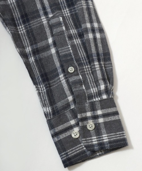 Arnold Palmer（アーノルドパーマー）の「2026SS Arnold Palmer/アーノルドパーマー ビエラチェック ワンポイント刺繍 ボタンダウン長袖シャツ レディース メンズ（シャツ/ブラウス・メンズ・グレー系その他/ブルー系その他2/ブルー系その他/グレー系その他2・LL/L/M）」の17枚目の写真