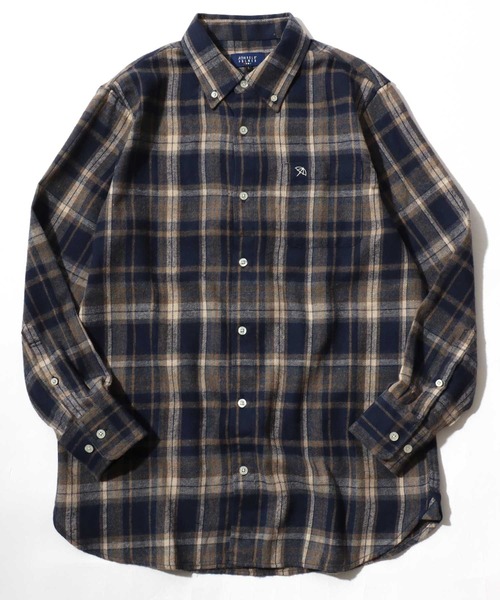 Arnold Palmer（アーノルドパーマー）の「2026SS Arnold Palmer/アーノルドパーマー ビエラチェック ワンポイント刺繍 ボタンダウン長袖シャツ レディース メンズ（シャツ/ブラウス・メンズ・グレー系その他/ブルー系その他2/ブルー系その他/グレー系その他2・LL/L/M）」の18枚目の写真