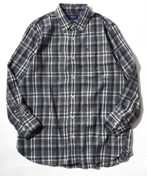 Arnold Palmer（アーノルドパーマー）の「2026SS Arnold Palmer/アーノルドパーマー ビエラチェック ワンポイント刺繍 ボタンダウン長袖シャツ レディース メンズ（シャツ/ブラウス・メンズ・グレー系その他/ブルー系その他2/ブルー系その他/グレー系その他2・LL/L/M）」の10枚目の写真