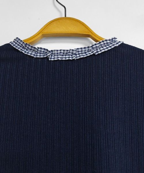 ONEP STAR(ワンピスター)の「選べる2TYPE×配色カーディガン(カーディガン/ボレロ・レディース・A/B・MEDIUM/LARGE/X-LARGE)」の8枚目の写真