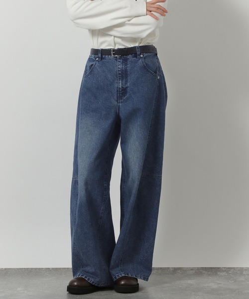 LAKOLE（ラコレ）の「コクーンデニムパンツ / 642759（デニムパンツ・レディース・インディゴブルー/ブラック/ライトブルー・MEDIUM/LARGE）」の12枚目の写真