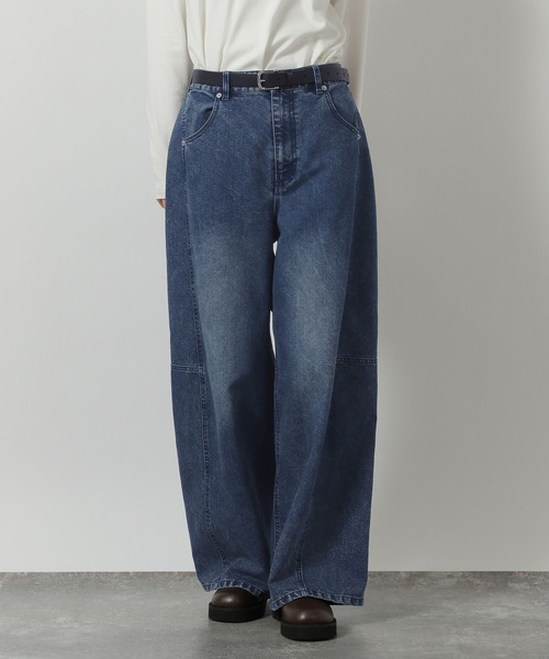 LAKOLE（ラコレ）の「コクーンデニムパンツ / 642759（デニムパンツ・レディース・インディゴブルー/ブラック/ライトブルー・MEDIUM/LARGE）」の13枚目の写真