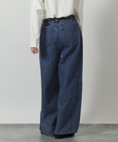 LAKOLE（ラコレ）の「コクーンデニムパンツ / 642759（デニムパンツ・レディース・インディゴブルー/ブラック/ライトブルー・MEDIUM/LARGE）」の15枚目の写真