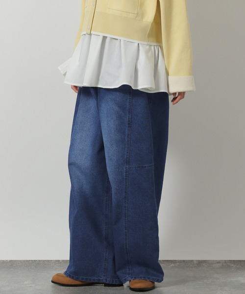 LAKOLE（ラコレ）の「コクーンデニムパンツ / 642759（デニムパンツ・レディース・インディゴブルー/ブラック/ライトブルー・MEDIUM/LARGE）」の20枚目の写真