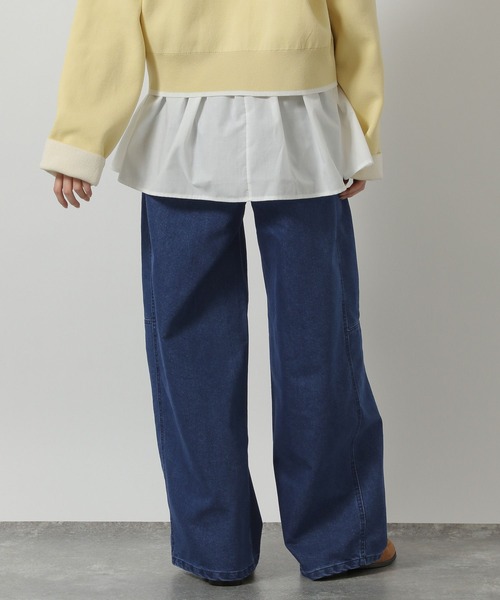 LAKOLE（ラコレ）の「コクーンデニムパンツ / 642759（デニムパンツ・レディース・インディゴブルー/ブラック/ライトブルー・MEDIUM/LARGE）」の22枚目の写真