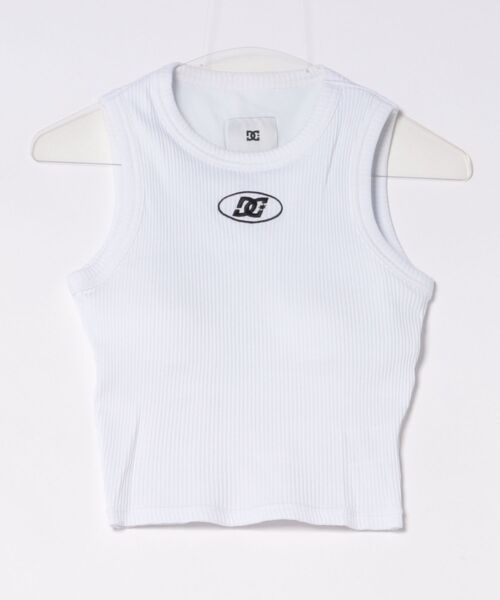 DC(ディーシー)の「DC/ディーシー タンクトップ ワンポイント ロゴ LSL262310(タンクトップ・レディース・スミクロ/ブラック/ホワイト×ブラック/ウッドランド/ピンク・M/S)」の17枚目の写真