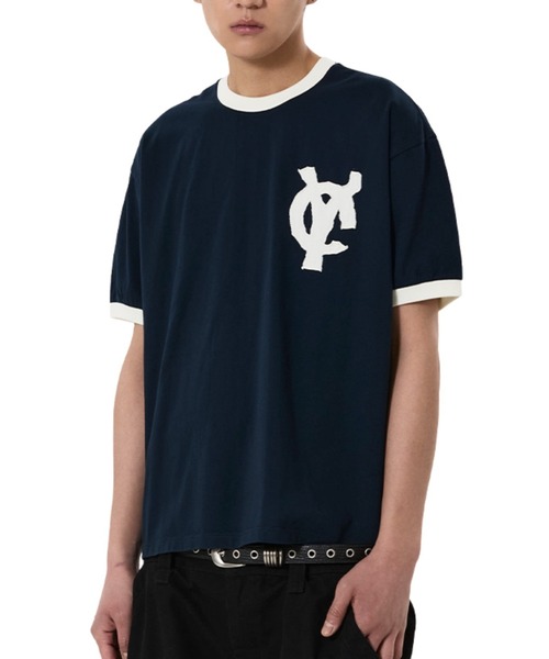 OY/オーワイ』LOGO PATCH RINGER TEE/ロゴパッチリンガーTシャツ（T