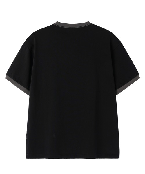 OY(オーワイ)の「『OY/オーワイ』LOGO PATCH RINGER TEE/ロゴパッチリンガーTシャツ(Tシャツ/カットソー・メンズ・ネイビー/グレー/ブラック・L/M/S)」の18枚目の写真