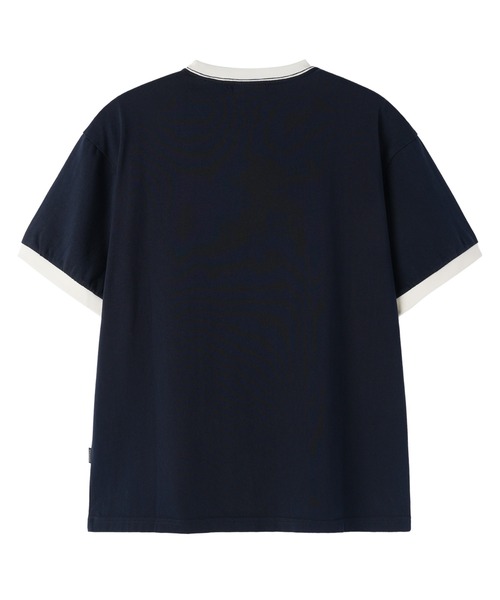 OY(オーワイ)の「『OY/オーワイ』LOGO PATCH RINGER TEE/ロゴパッチリンガーTシャツ(Tシャツ/カットソー・メンズ・ネイビー/グレー/ブラック・L/M/S)」の21枚目の写真