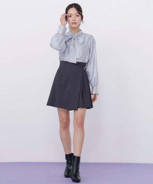 JILL by JILL STUART(ジルバイジルスチュアート)の「袖タックシアーボウタイブラウス(シャツ/ブラウス・レディース・ホワイト/ピンク/ブルー・FREE)」の18枚目の写真