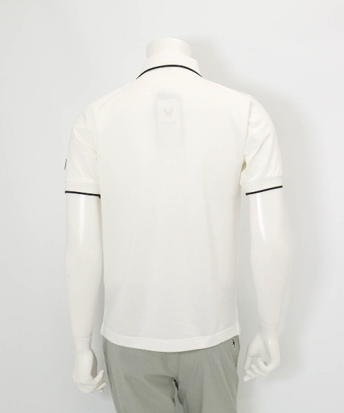 Picone CLUB(ピッコーネクラブ)の「【メンズ】コットン100%カノコポロシャツ(ポロシャツ・メンズ・ホワイト/グリーン・L/M/LL)」の7枚目の写真