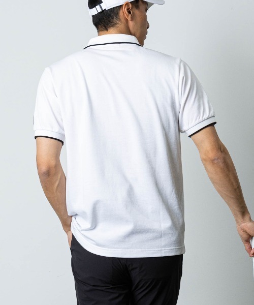 Picone CLUB(ピッコーネクラブ)の「【メンズ】コットン100%カノコポロシャツ(ポロシャツ・メンズ・ホワイト/グリーン・L/M/LL)」の11枚目の写真