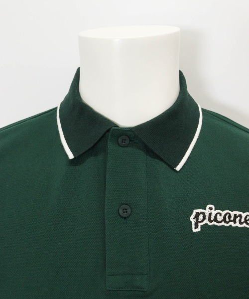 Picone CLUB(ピッコーネクラブ)の「【メンズ】コットン100%カノコポロシャツ(ポロシャツ・メンズ・ホワイト/グリーン・L/M/LL)」の20枚目の写真