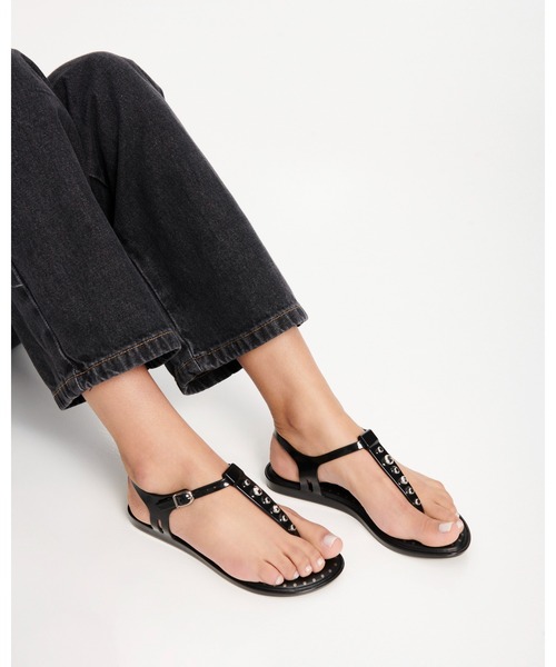 melissa(メリッサ)の「MELISSA SOLAR BOHO AD(サンダル・レディース・ブラック/ベージュ・35-36/39/38/37)」の4枚目の写真