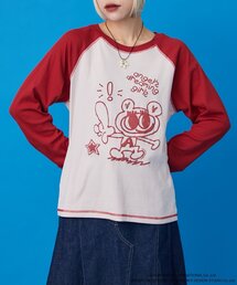 【ANGEL BLUE】ナカムラくん落書きラグランTシャツ