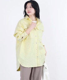 Healthy denim | 【Healthy DENIM】デニムビックシャツ-Almond Super big shirt(シャツ/ブラウス)