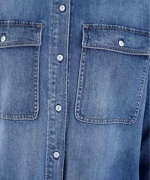 Healthy DENIM】デニムビックシャツ-Almond Super big shirt（シャツ