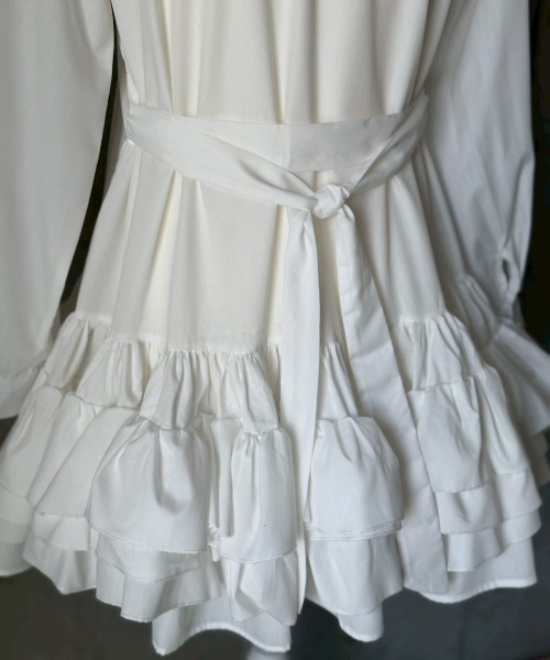 LADYM(ラディム)の「【LADYM】Prima Shirt One-Piece(ワンピース・レディース・ホワイト・FREE)」の3枚目の写真