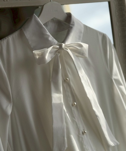 LADYM(ラディム)の「【LADYM】Prima Shirt One-Piece(ワンピース・レディース・ホワイト・FREE)」の8枚目の写真