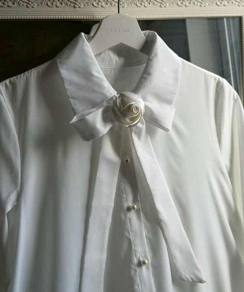 LADYM(ラディム)の「【LADYM】Prima Shirt One-Piece(ワンピース・レディース・ホワイト・FREE)」の11枚目の写真