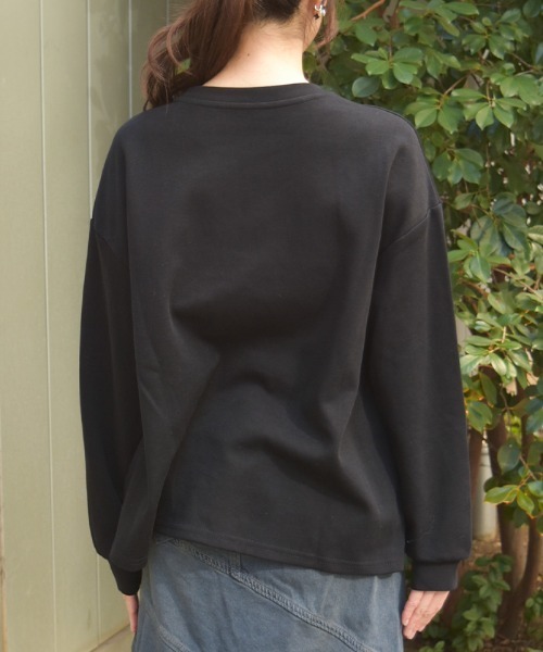 axes femme(アクシーズファム)の「モチーフ刺繍スウェット(Tシャツ/カットソー・レディース・ブラック/ホワイト・FREE)」の11枚目の写真